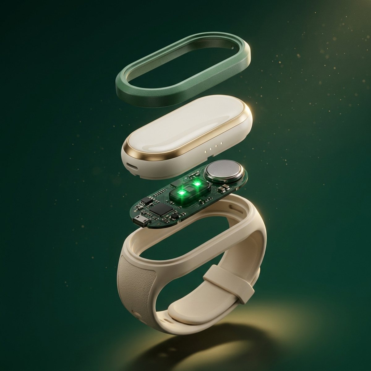 Close-up of the Zill optical heart sensor
